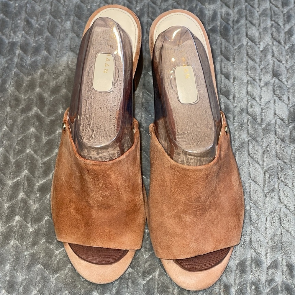 Cole‎ Haan Sandals Suede Mule Sandals Daina. SIZE 9.5